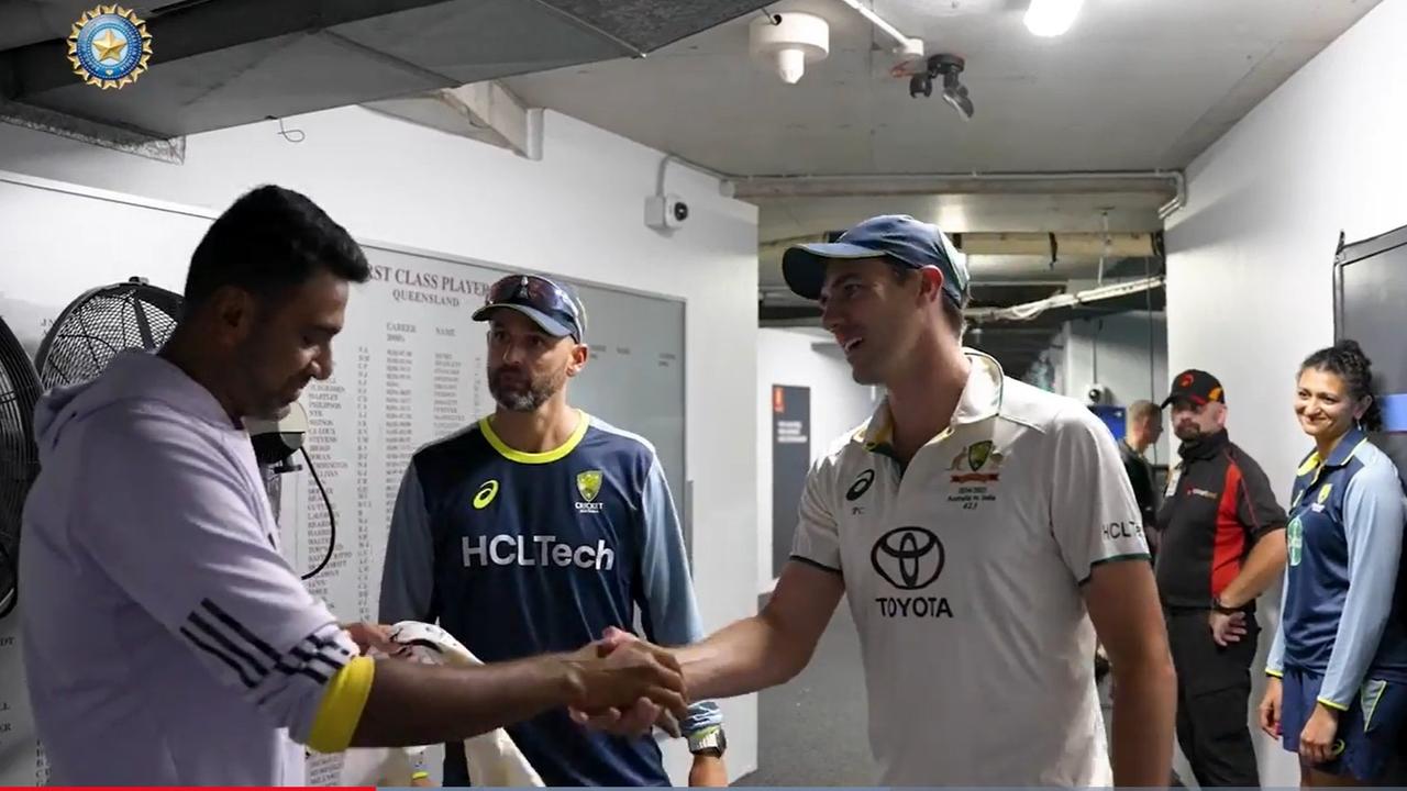 Ashwin and Pat Cummins