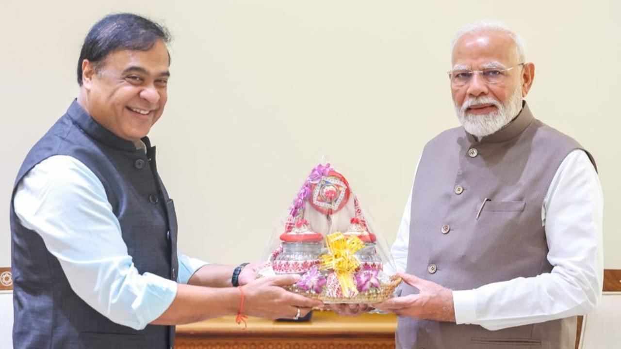 Assam CM Himanta Biswa Sarma met PM Modi