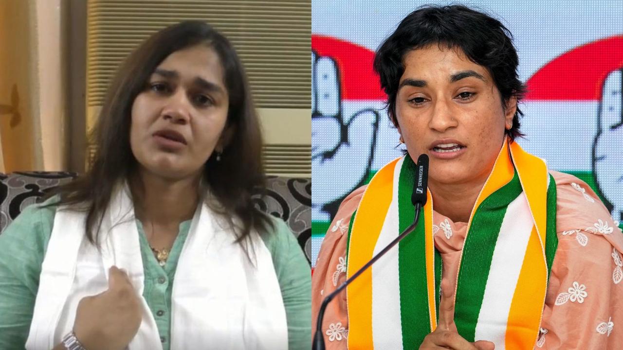 Babita slams vinesh phogat for not thanking her father mahavir phogat 