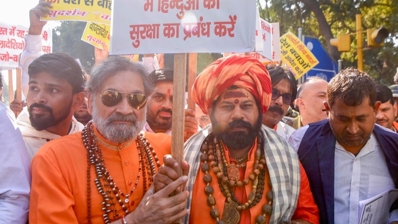 Bangladesh, Hindu protest, Muhammad Yunus 