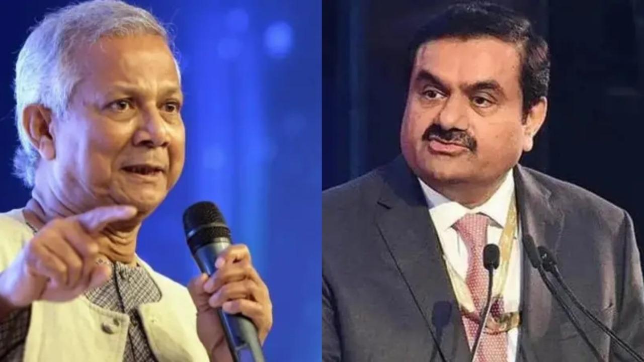 Bangladesh PM Muhammad Yunus and Gautam Adani