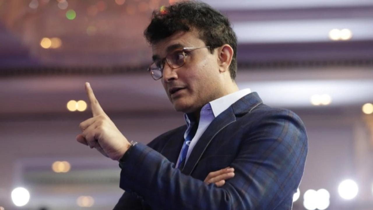 Sourav Ganguly at a BCCI event