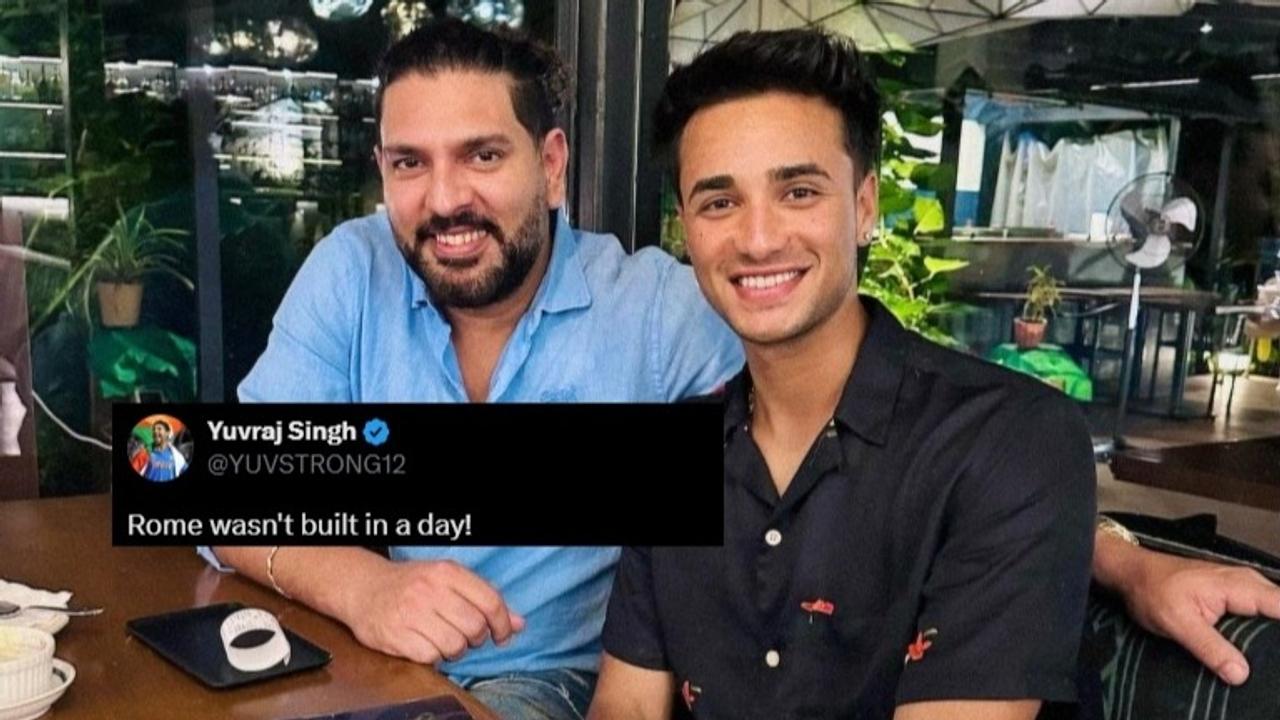 Yuvraj Singh and Abhishek Sharma