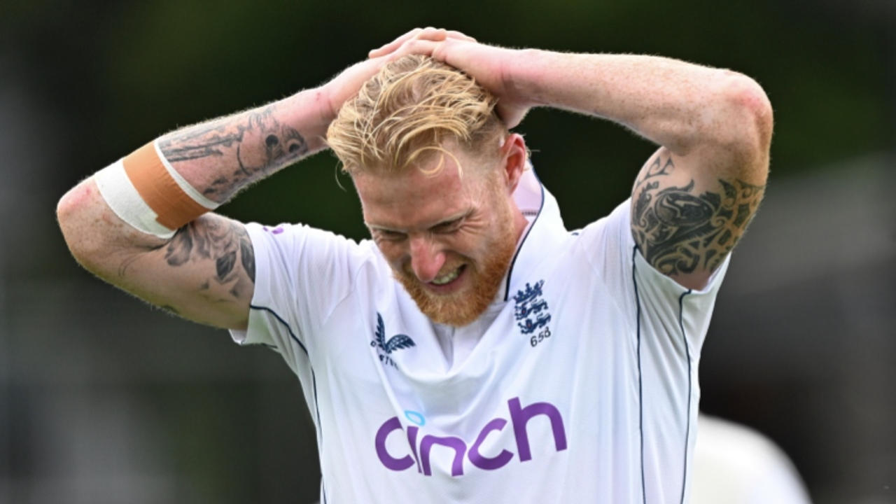 Ben Stokes during England vs New Zealand series