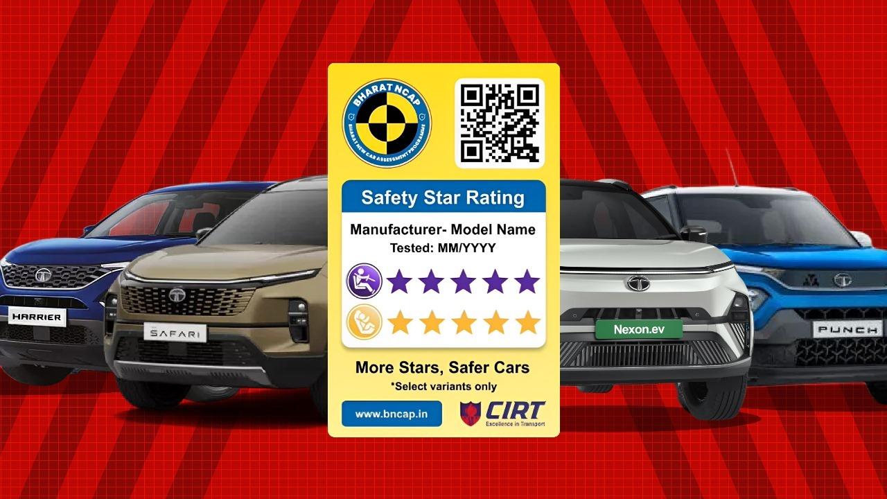 Bharat NCAP QR code stickers launched, will help customers check safety ratings