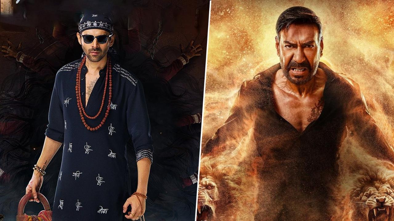 Bhool Bhulaiyaa and Singham Again both released on Diwali