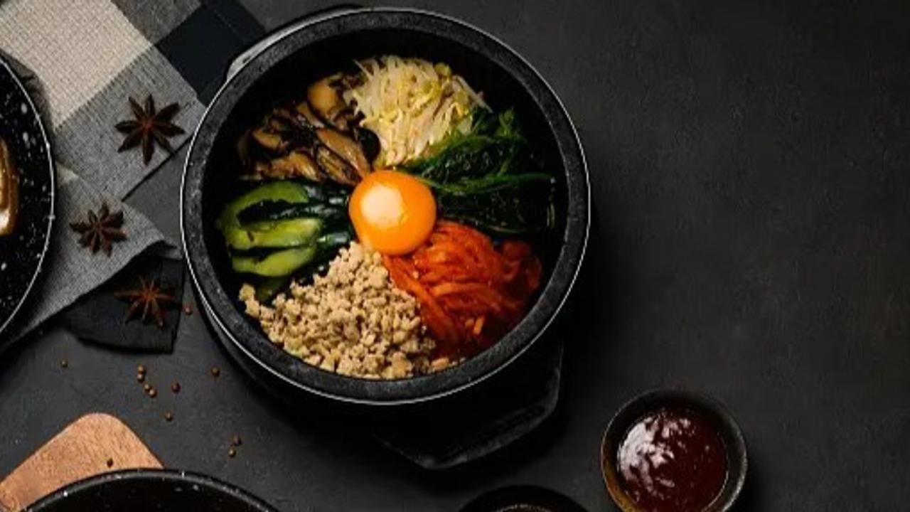 Bibimbap also known as bi bim bop makes for delicious Korean dish involving rice, eggs, and crunchy veggies. 