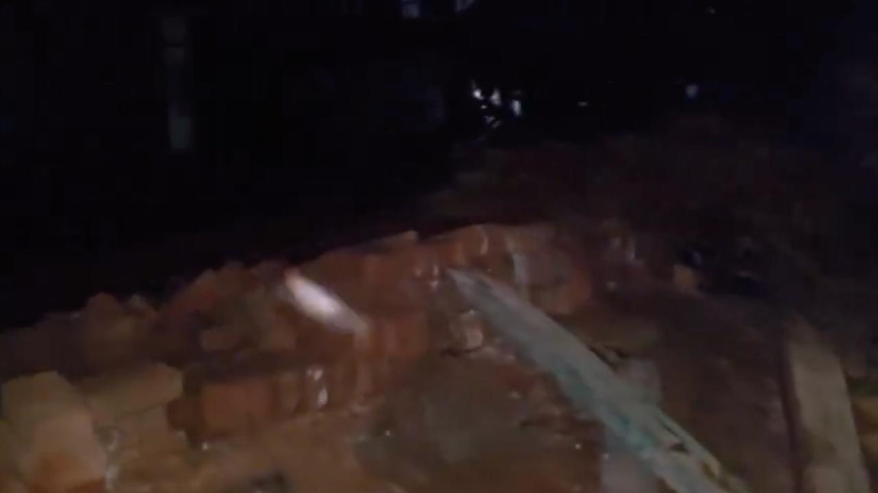 Bihar temple wall collapse 