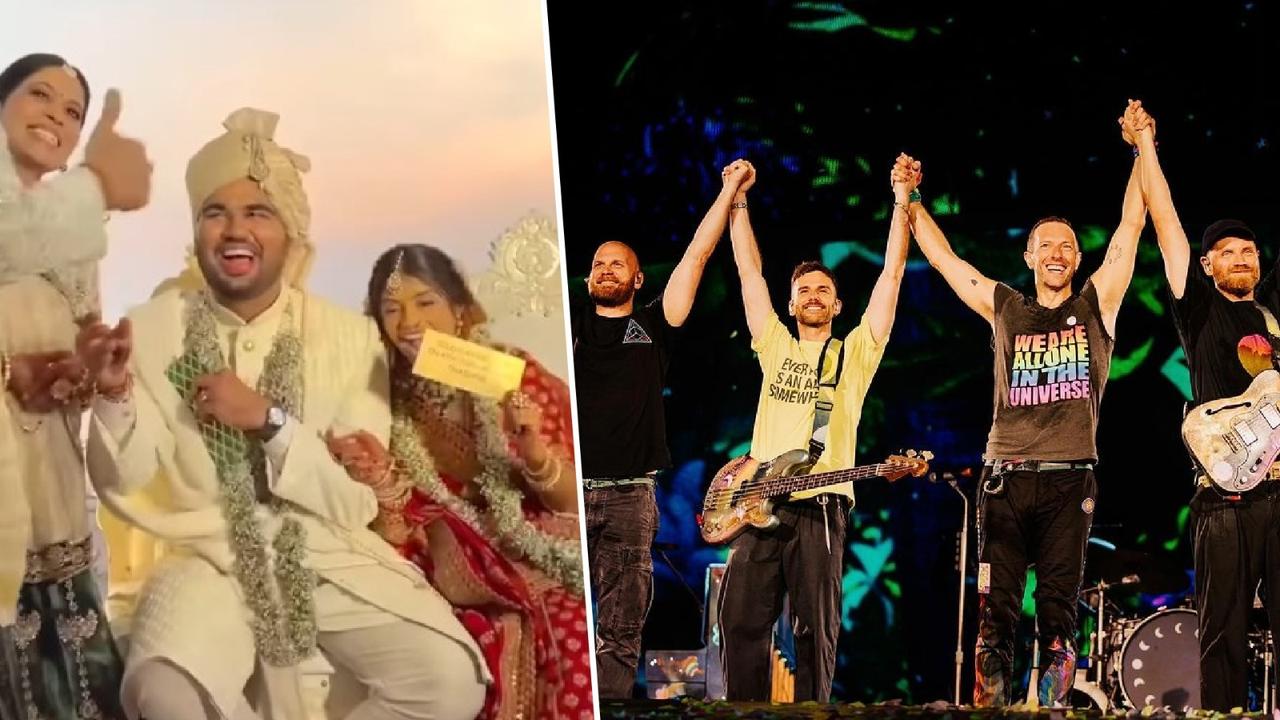 Bride and groom gets Coldplay tickets from parents as a wedding gift, video went viral