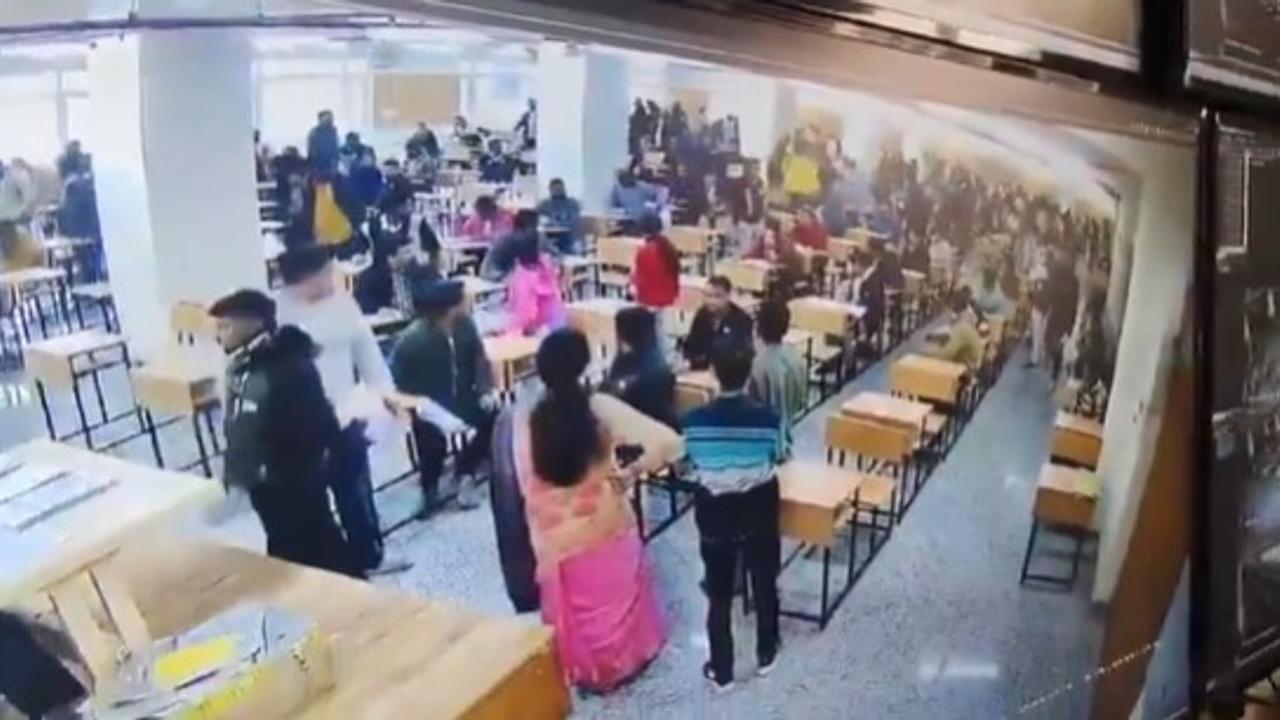 CCTV Footage Captures Chaos at BPSC Exam Centre in Patna Amid Paper Leak Allegations