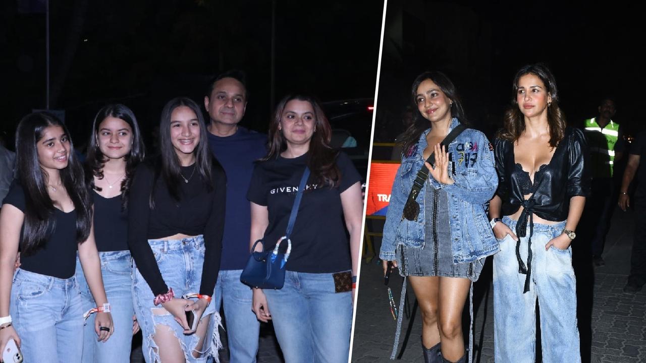 Celebs at Dua Lipa Mumbai concert on November 30