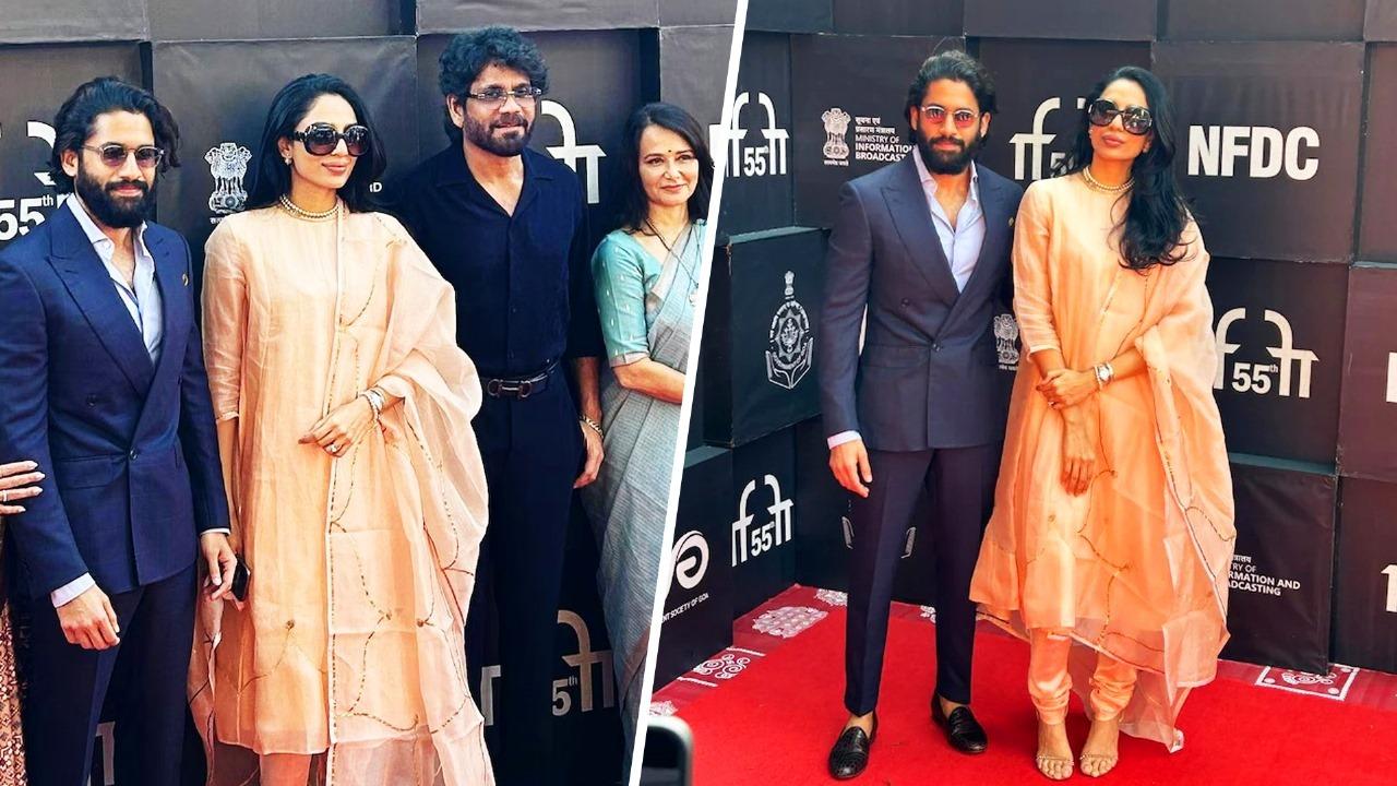 Naga Chaitanya and Sobhita Dhulipala attended the International Film Festival of India