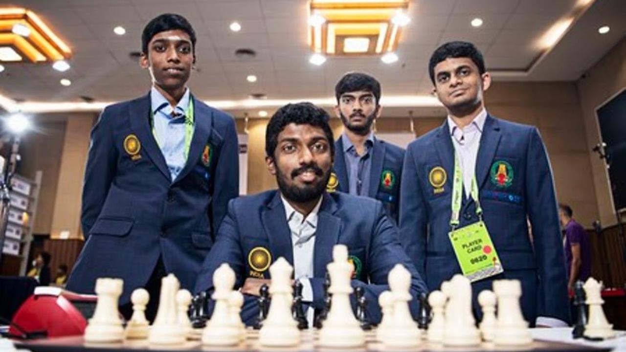 chess olympiad indian mens team defeated hungary b and womens team defeated switzerland