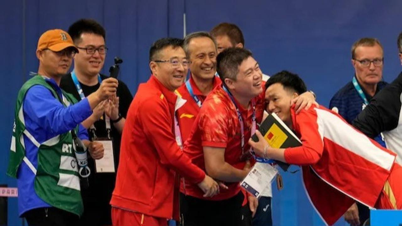 china wins first gold medal of paris olympics 2024