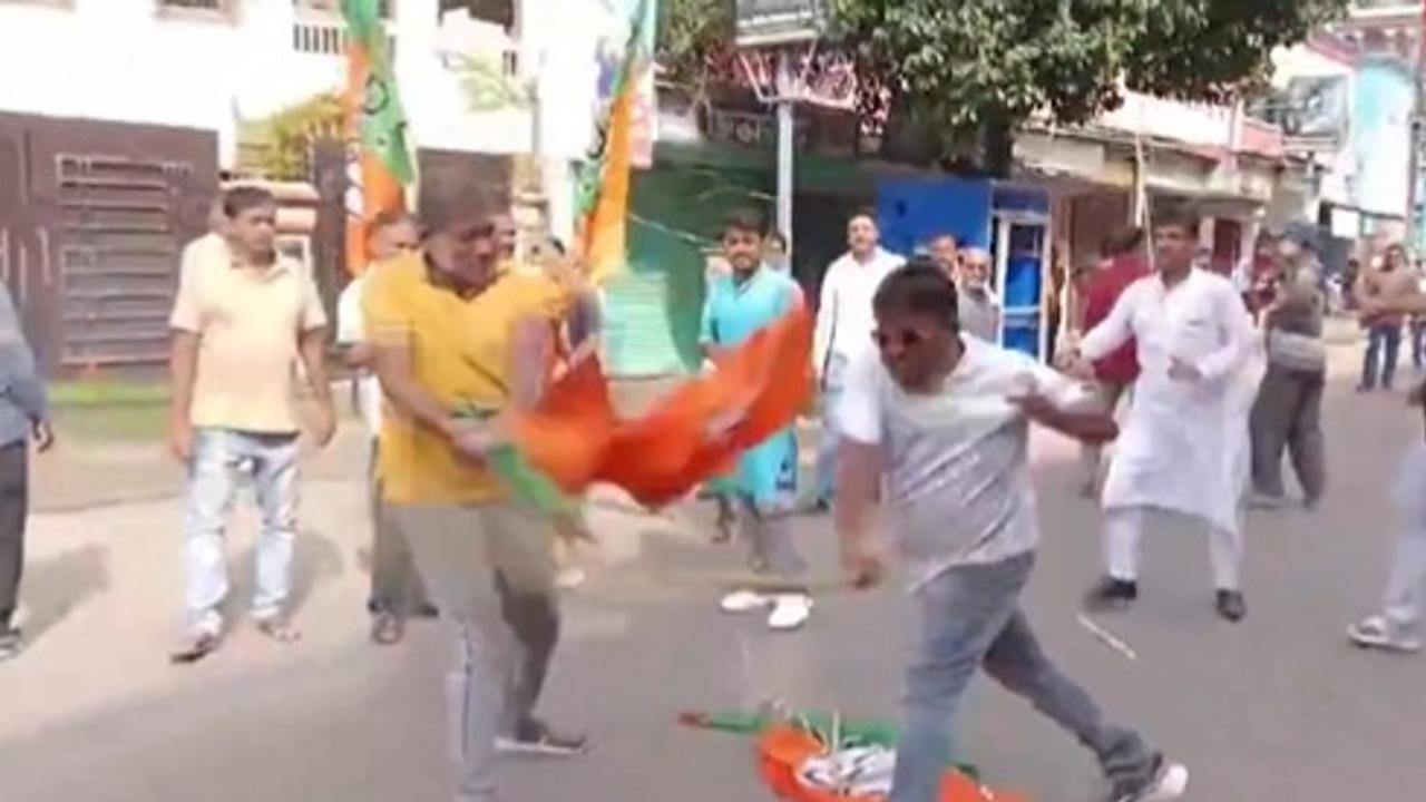 Clash Erupts Between BJP and TMC in Nadia Amid 12-Hour Bangal Bandh Strike | VIDEO