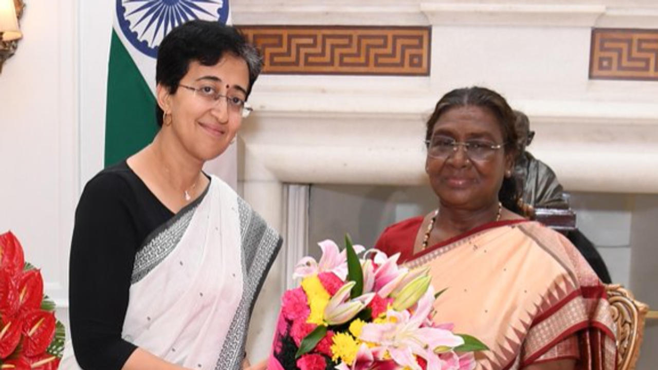 CM Atishi & President Draupadi Murmu