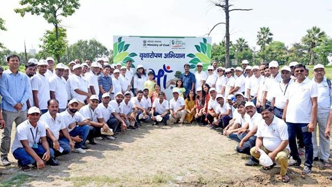 Coal Ministry Organizes Plantation Drive at Millennium Park Under "Ek Ped Maa Ke Naam" as Part of Swachhata Hi Seva Campaign