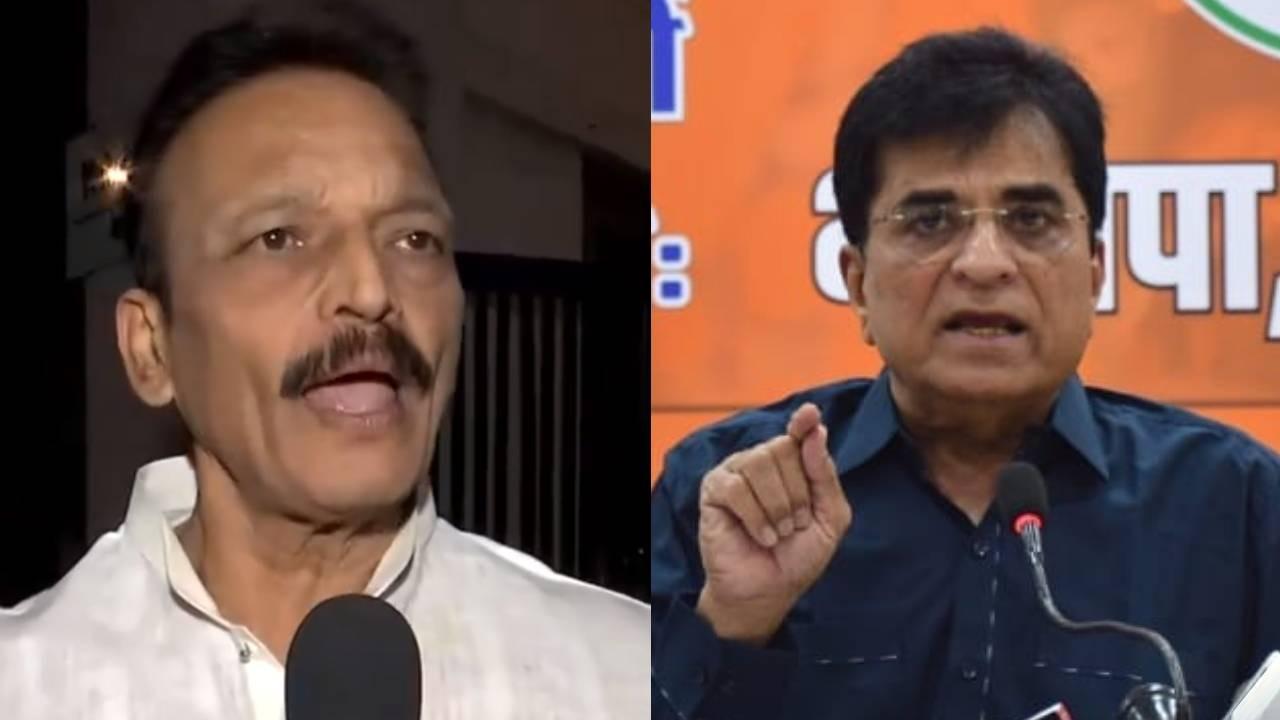 Congress leader Bhai Jagtap and BJP Leader Kirit Somaiya