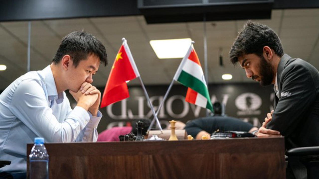 D Gukesh vs Ding Liren