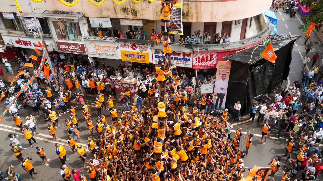 Dahi Handi celebrations in Mumbai