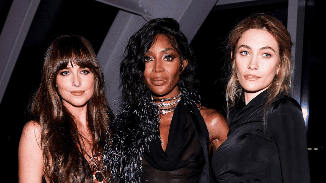 Dakota Johnson, Naomi Campbell, and Paris Jackson