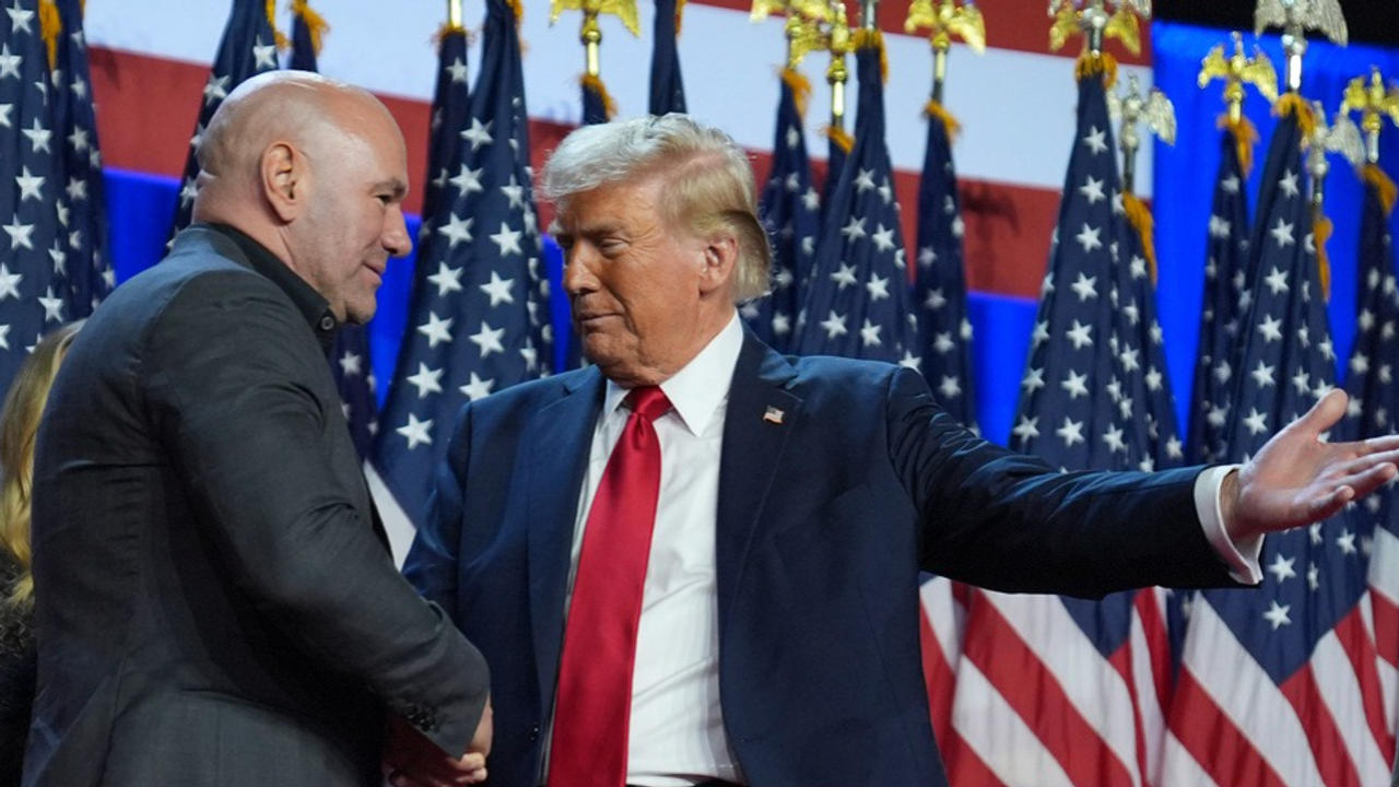 Dana White and Donald Trump