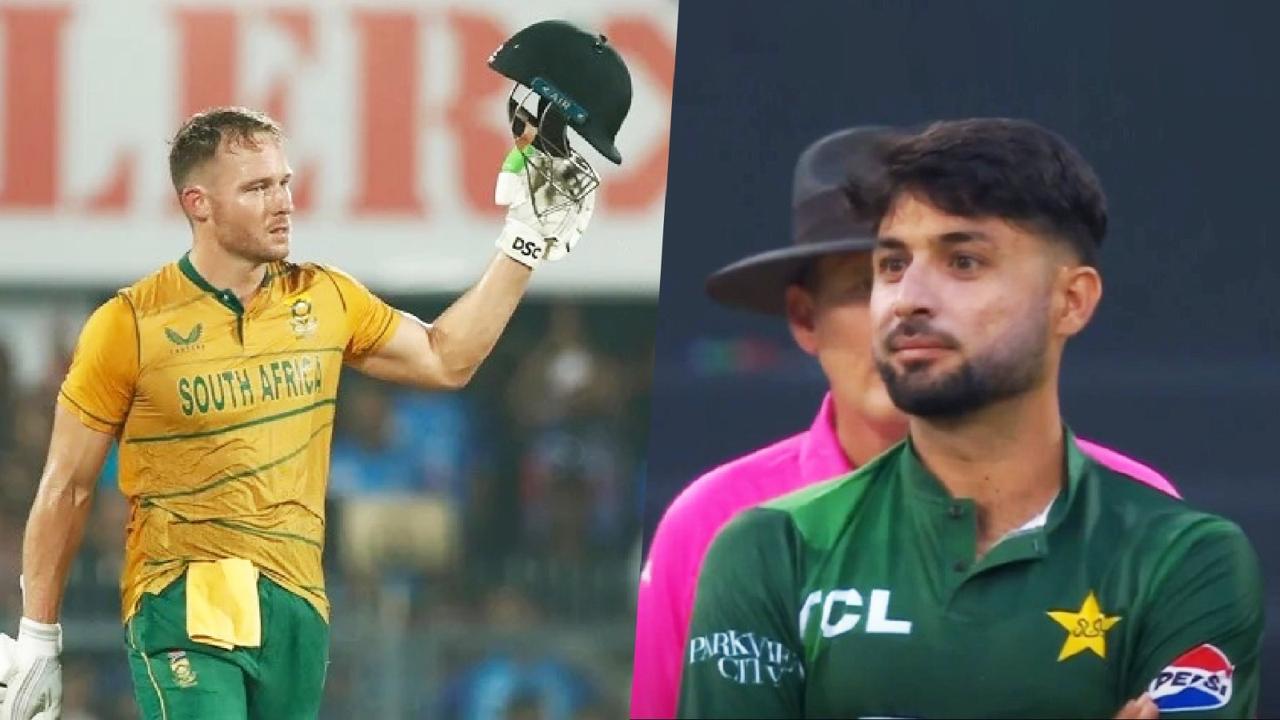 david miller hits hattrick six to abrar ahmed pakistan vs south africa 1st t20