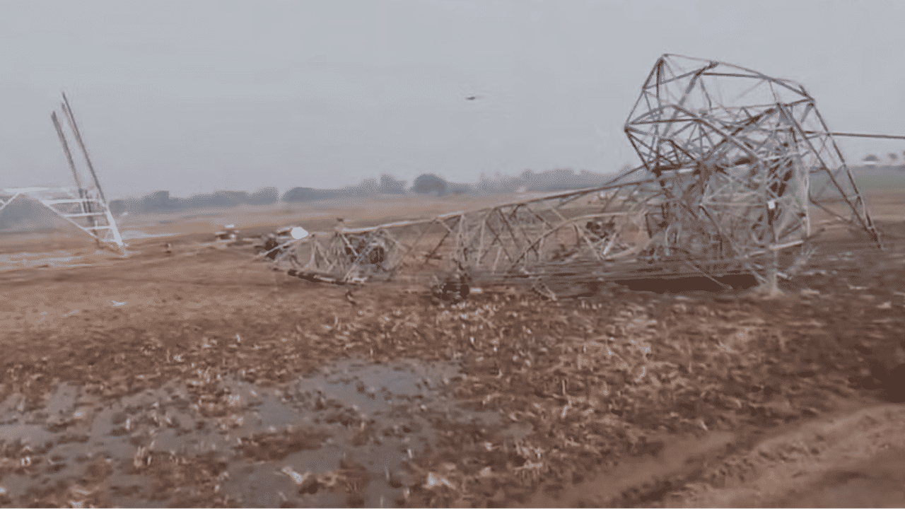 5 workers injured in transmission tower collapse in Prayagraj