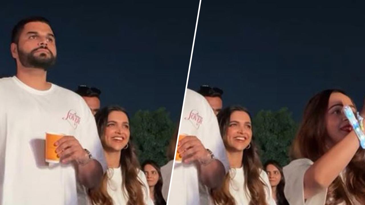 Deepika Padukone at Diljit Dosanjh's concert