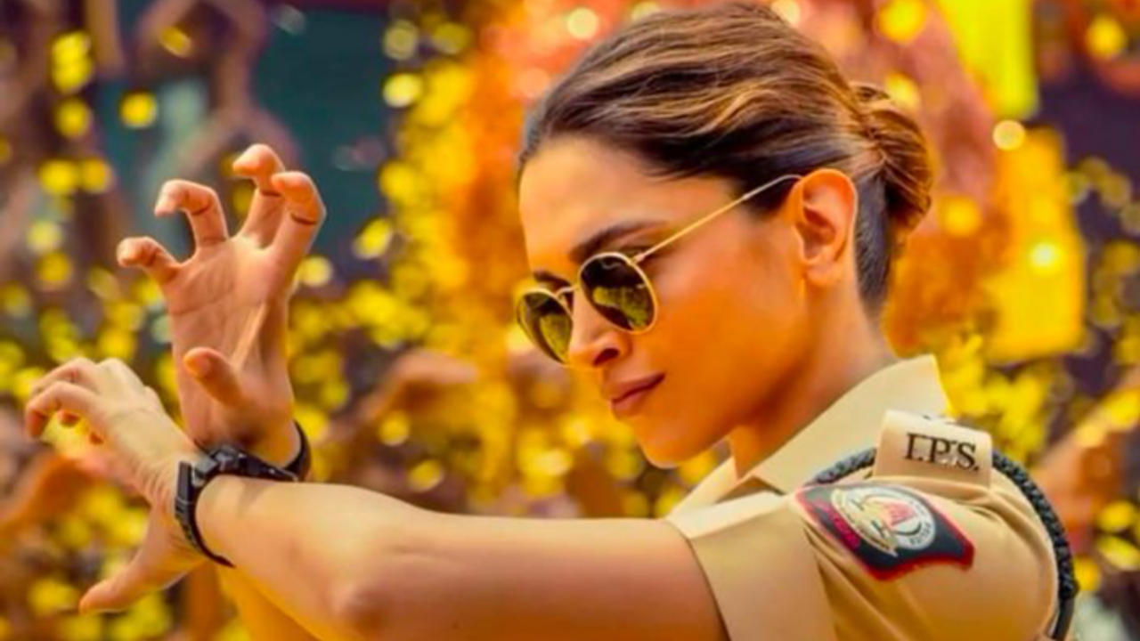 Deepika Padukone in a still from Singham Again