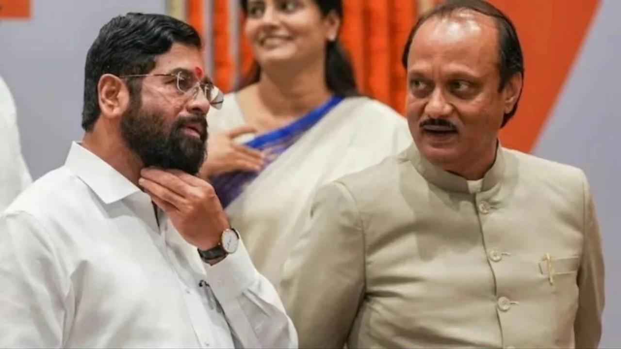 Deputy Chief Ministers Eknath Shinde and Ajit Pawar