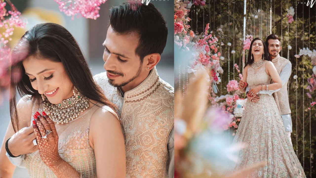 Dhanshree and Yuzvendra Chahal 