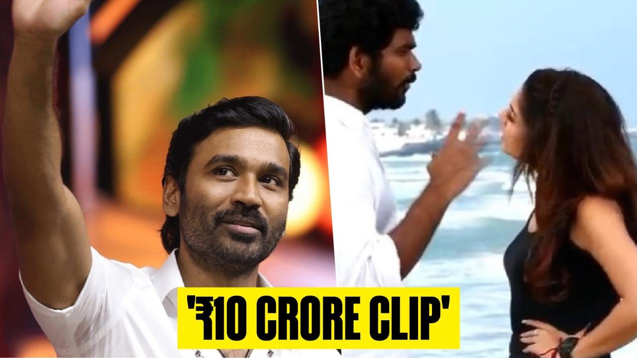 Dhanush's team has issued a legal notice to Nayanthara over unauthorised use of a movie clip which he produced