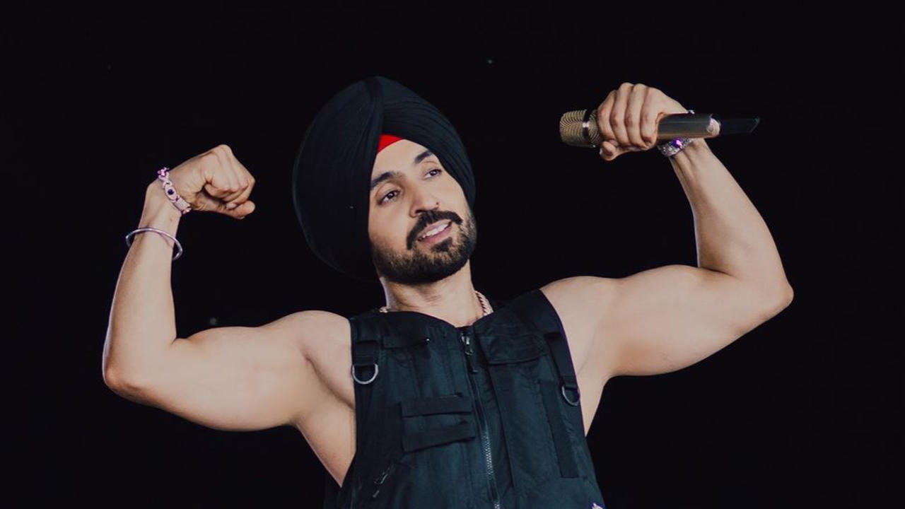 Diljit Dosanjh during the Delhi concert