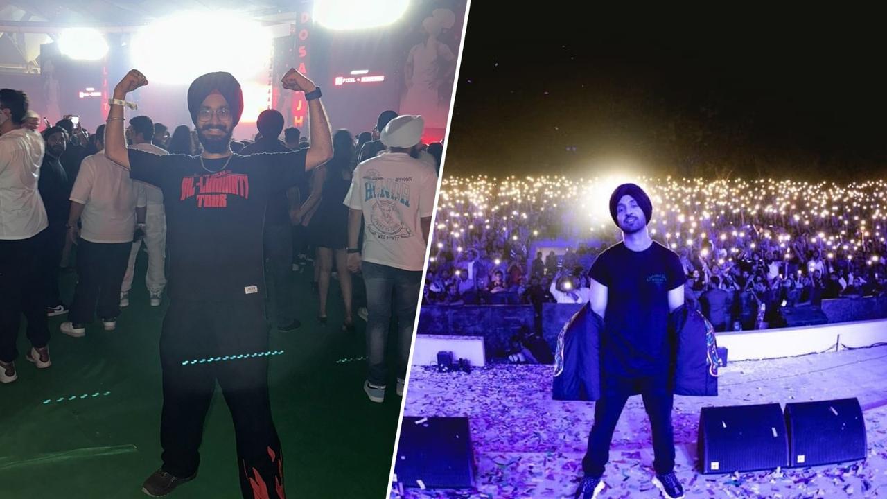 Diljit Dosanjh fan wave in Delhi concert