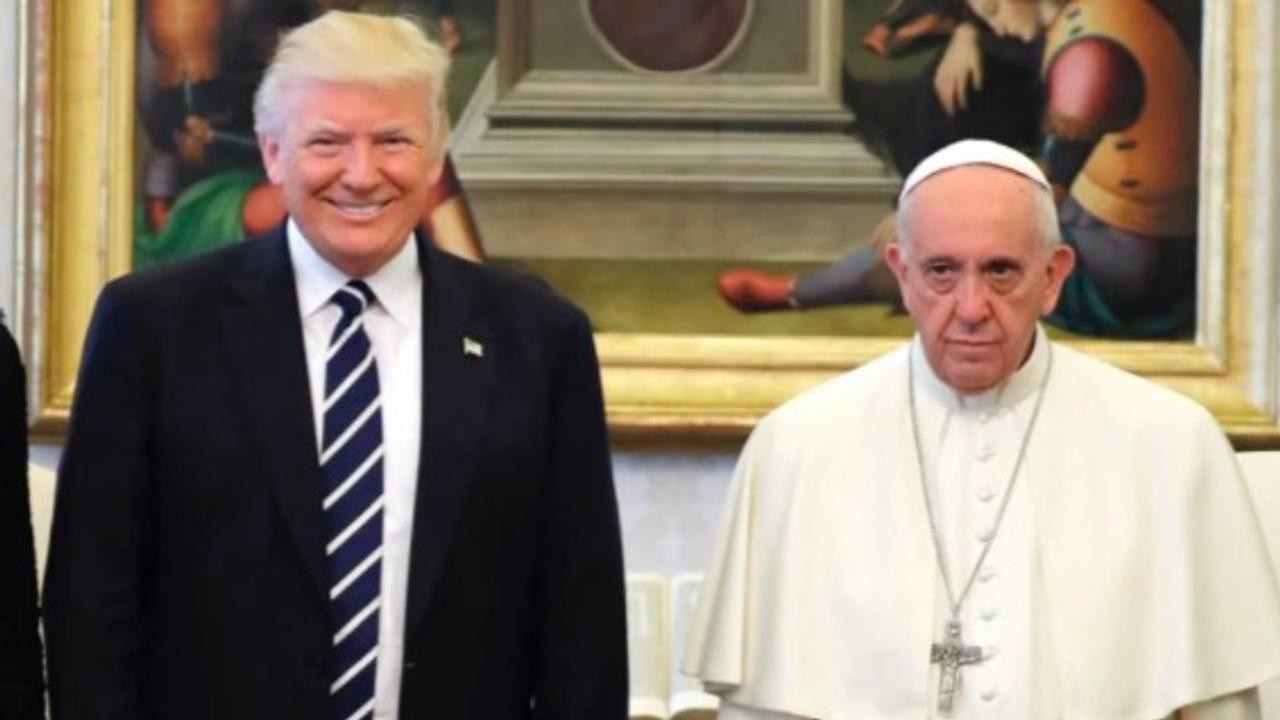 Donald Trump and Pope Francis