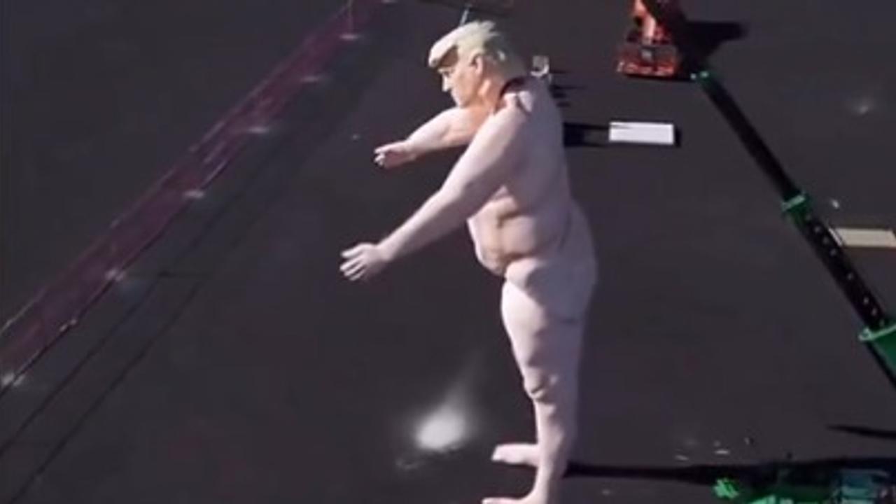 Donald Trump's Naked Statue Removed from Las Vegas