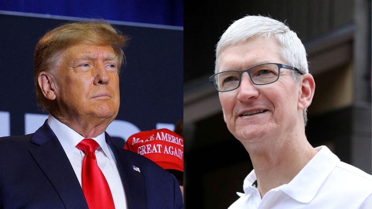 Donald Trump Tim Cook