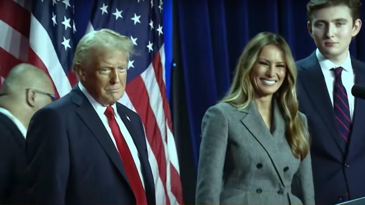 donald trump with wife melania trump