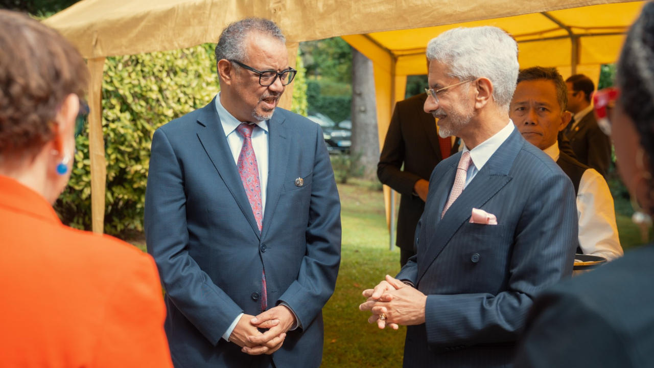 EAM Jaishankar meets WHO chief, discusses India's role in global health initiatives