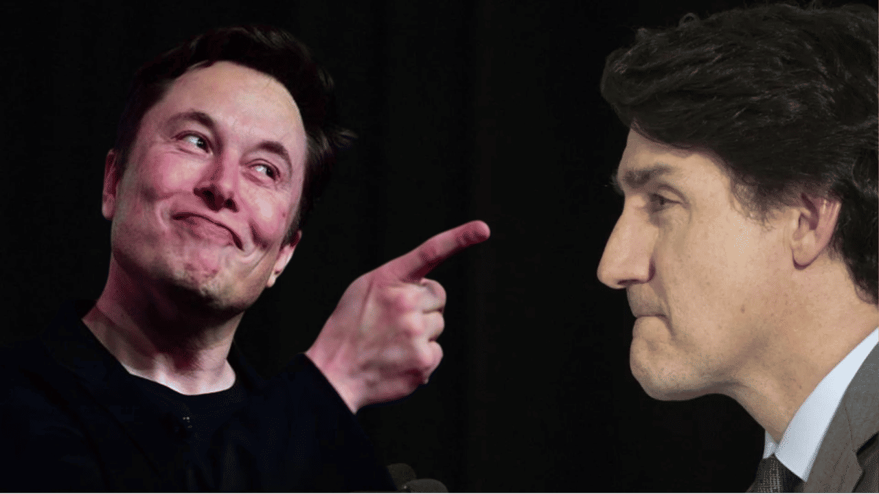 Elon Musk vs Justin Trudeau 