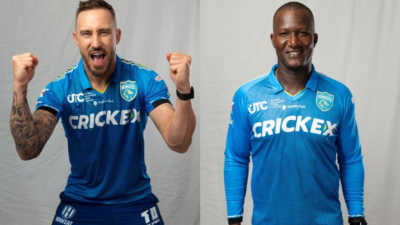 Faf du Plessis and Daren Sammy