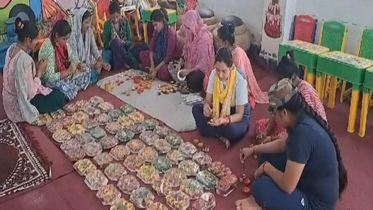  Female Jail Inmates in Aligarh  Design Diyas Behind Bars For Diwali 