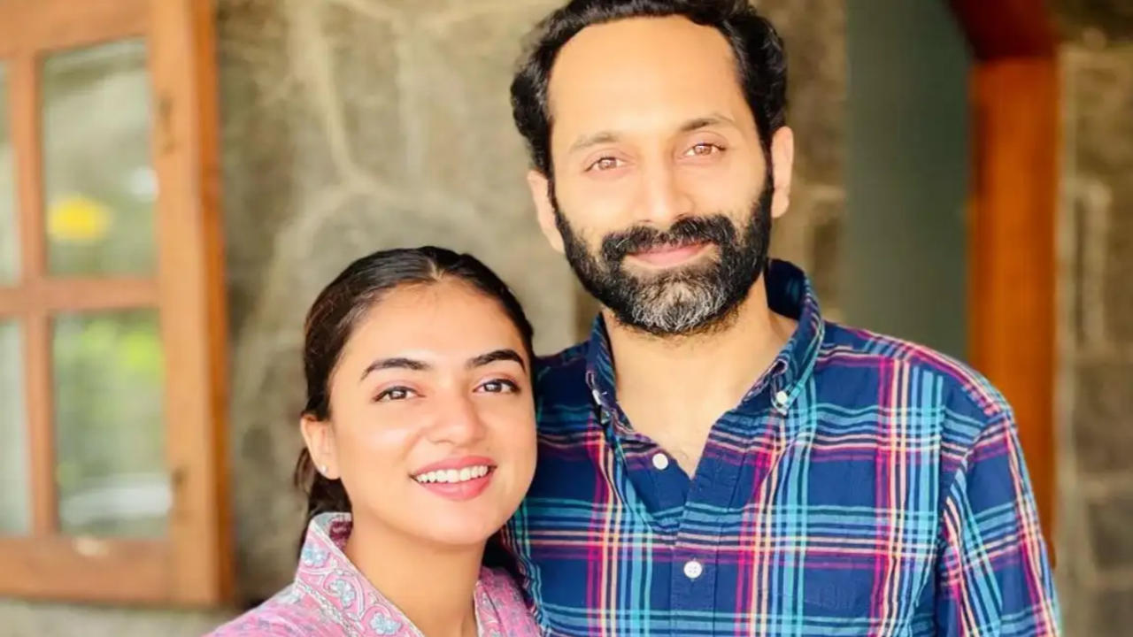 File photo of Fahadha Faasil and Nazriya Nazim