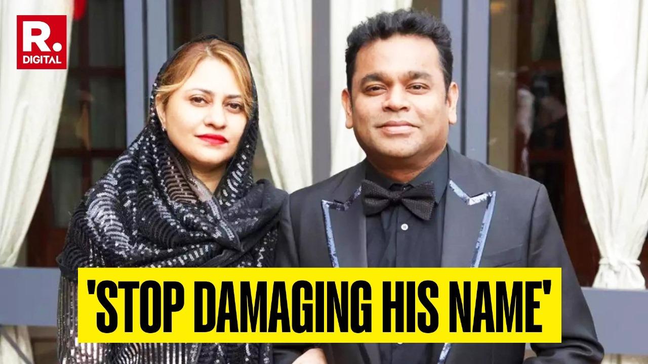 File photo of Saira Banu and AR Rahman