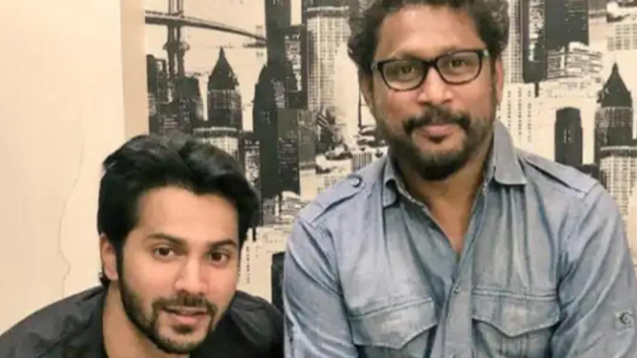 File photo of Shoojit Sircar with Varun Dhawan 