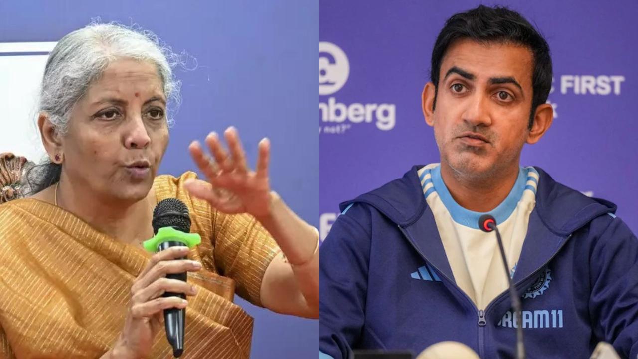 finance minister nirmala sitharaman statement on gautam gambhir at republic economic summit