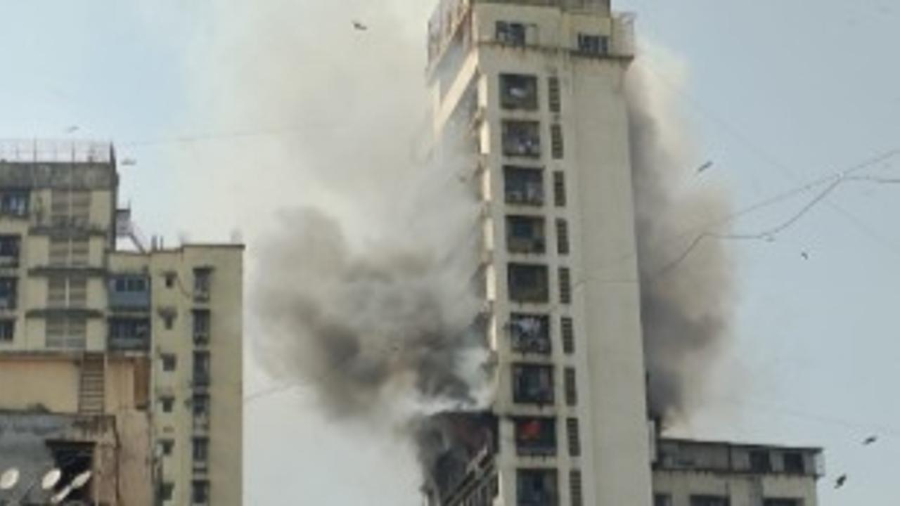 Fire in Mumbai highrise; elderly woman hospitalised, 9 persons rescued 