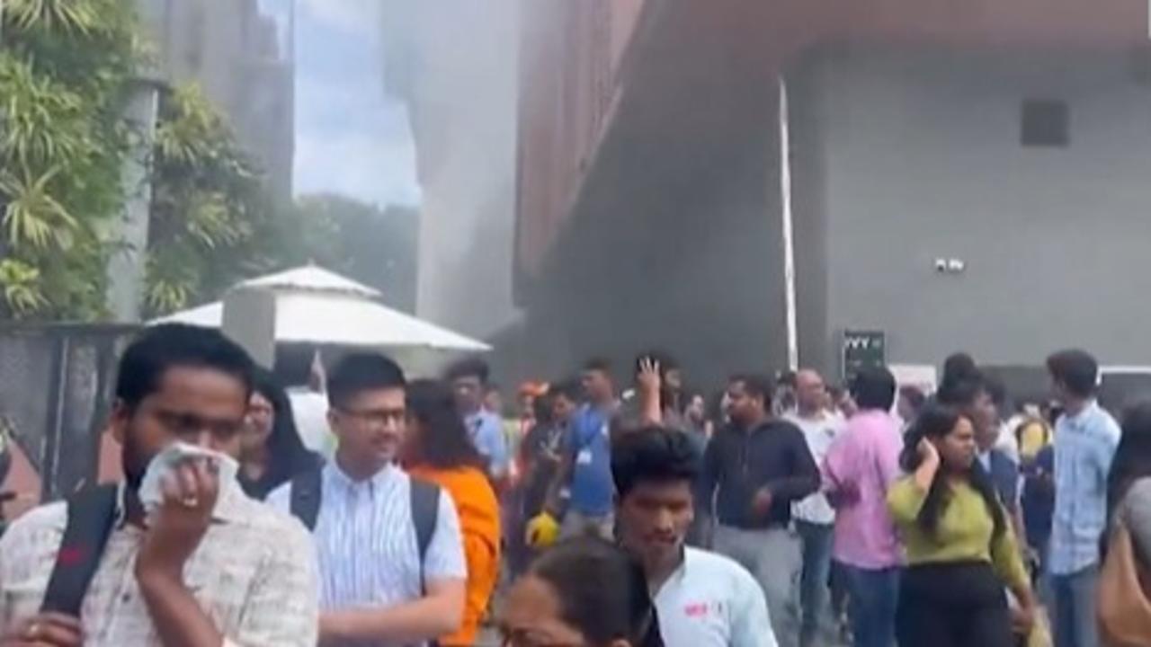 Fire at private firm in Jubilee Park in Hyderabad