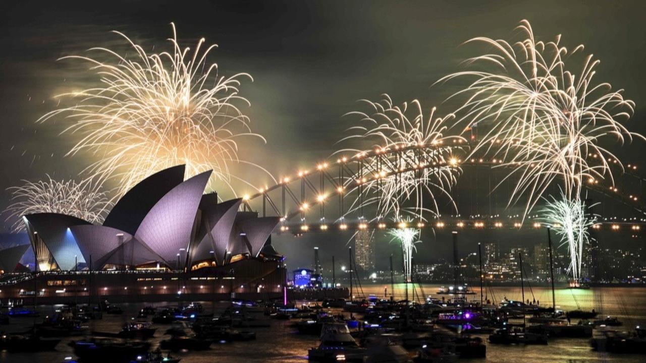 Fireworks in Sydeny new year celebrations